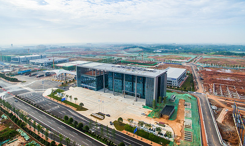 园区整体建设情况航拍图